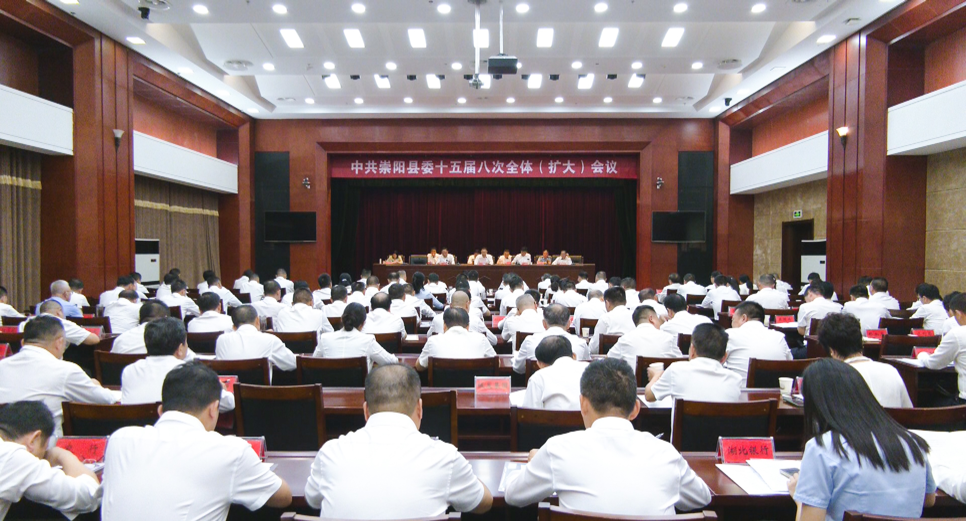 中共崇阳县委十五届八次全体（扩大）会议召开 奋力打造幕阜山区绿色产业发展强县